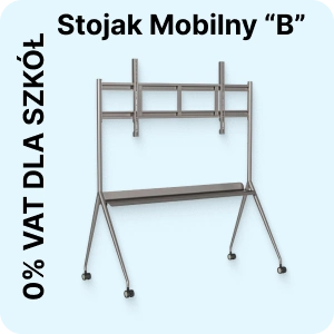 Stojak dla monitora interaktywnego z programu cyfrowy uczeń